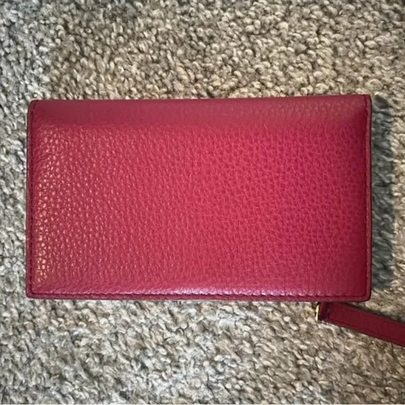 Kate Spade Raspberry Pebbled Wallet - Picture 3 of 3